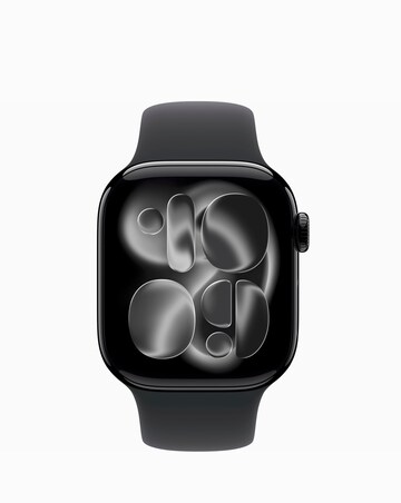 Apple Watch Series 11 GPS + Cellular 46mm - Black Sport Band - S/M