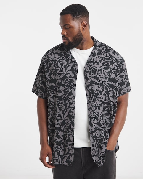 Jack & Jones Jeff Resort Printed Shirt - White