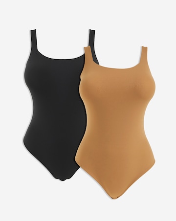 MAGISCULPT Light Control 2 Pack Smoothing Vest Bodysuits