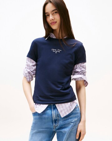 Tommy Jeans Slim Logo Script T-Shirt