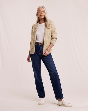 Julipa Cable Bomber Knitted Jacket