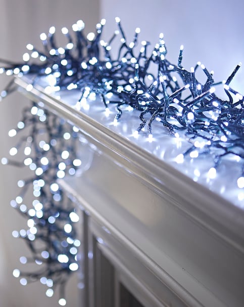 Cool White LED Cluster Lights