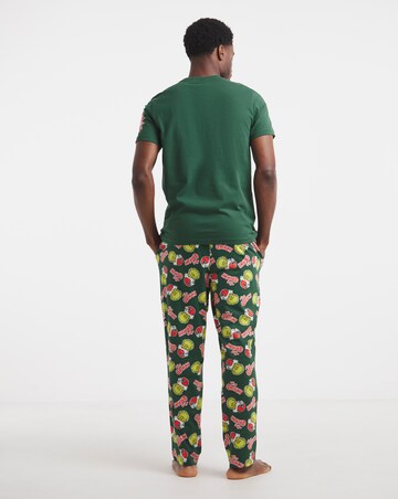 The Grinch Christmas Short Sleeve Pyjama Set - Green