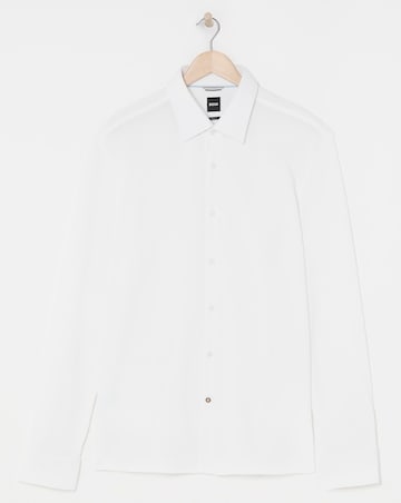 BOSS Slim Fit White Formal Shirt