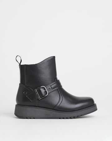 Heavenly Feet Cherish Buckle Boots Wide Fit