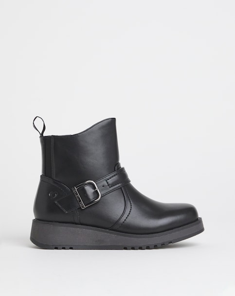 Heavenly Feet Cherish Buckle Boots Ex Wide Fit