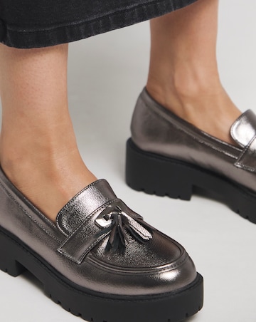 Jolene Tassle Chunky Loafer - Extra Wide Fit (EEE)