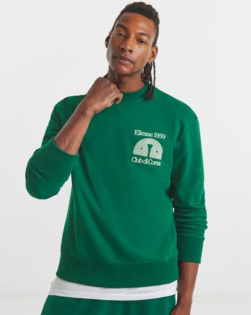 ellesse Club Di Corsa Crew Neck Sweatshirt