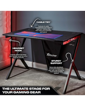 X Rocker Ocelot Gaming Desk