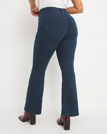 Erin Dark Indigo Pull On Bootcut Jeggings