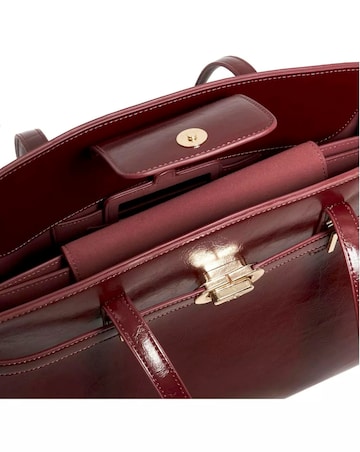 Dune Define Leather Tote Bag