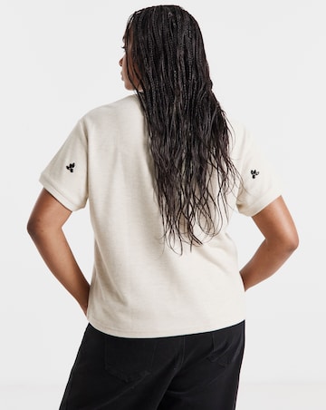 Oatmeal Soft Touch Diamante Top