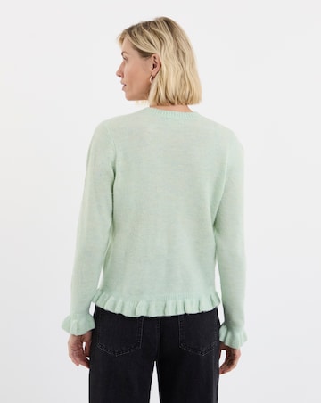 Frill Knit Cardigan