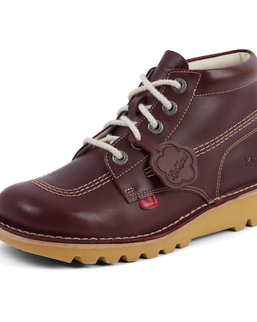 Kickers Kick Hi Leather Shoes