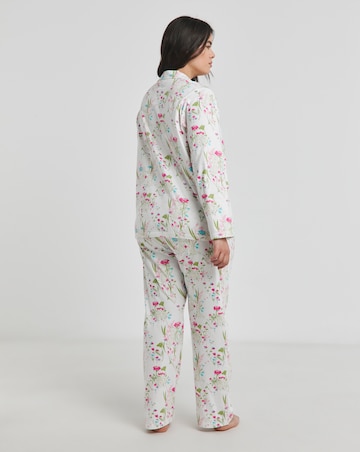 Pretty Secrets Spring Print Cotton Button Through Pyjama Set