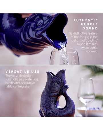 Wade Blue Fish Jug - 0.6L