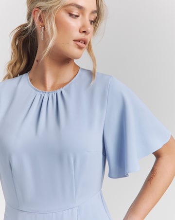 Joanna Hope Belt Ruffle Dress