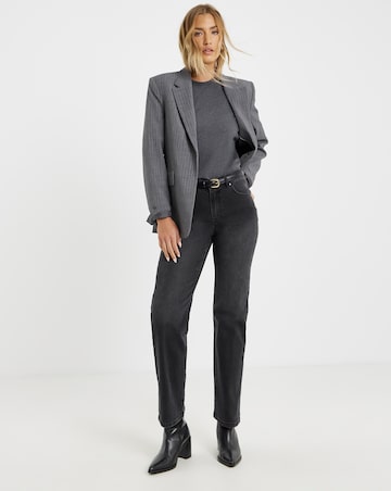 Charcoal Marl Kimono Sleeve T-Shirt