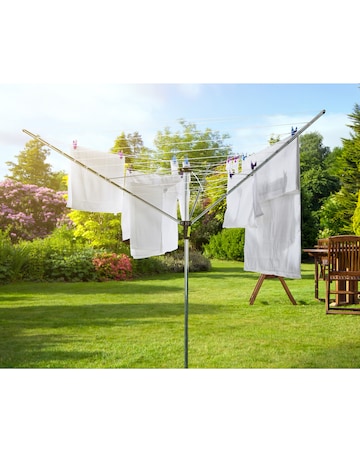 Minky Easy Breeze 35M 3 Arm Rotary Airer with Accessories