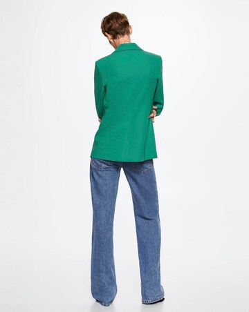 Mango Double-breasted Suit Blazer