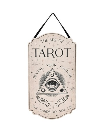 Mystic Legends Hanging Plaque 'The Art Of Tarot'