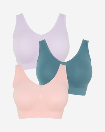 Pretty Secrets (3 Pack) Comfort Tops Lilac Multi