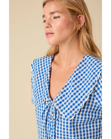 Nobody's Child Birdie Gingham Blouse