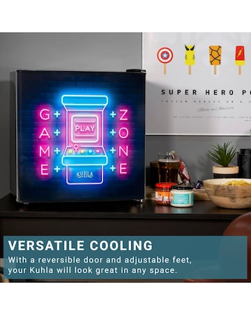 Kuhla KTTF0E6B-1019 Gaming Design Table Top Mini Fridge