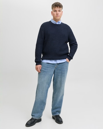 Jack & Jones Global Knitted Jumper - Navy