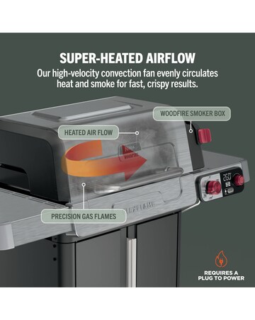 Ninja FlexFlame Outdoor Cooking System Barbecue PG301UK Black/ Silver