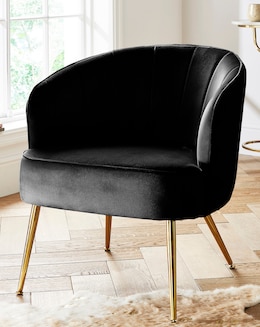 Joanna Hope Esme Velvet Accent Chair