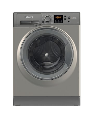 Hotpoint Anti-Stain NSWM 846 GG UK 8kg 1400rpm Washing Machine Graphite Install