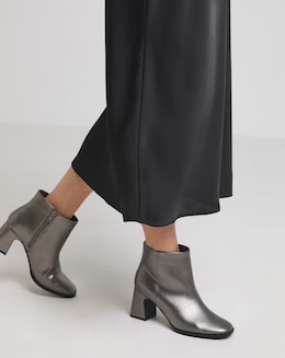 Loise Block Heel Ankle Boots - Extra Wide Fit (EEE)