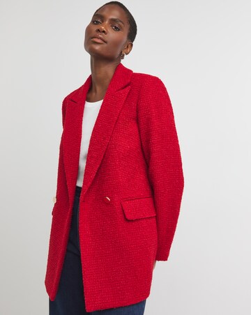 Boucle Double Breasted Blazer