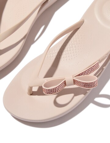 FitFlop Rose Iqushion Glitz-Bow Flip-Flops - Standard Fit (D)