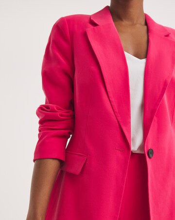 Pink Single Breasted Blazer