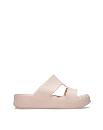 Crocs Pale Pink Getaway Platform Strap Sandal