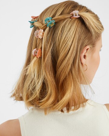 Accessorize 6-Pack Mini Shell Claw Clips