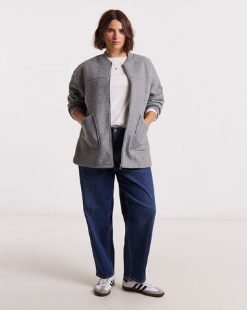 Navy, Khaki & Ecru 3 Pack Long Sleeve Rib Tops