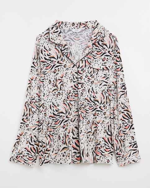 Luxury Soft Print Jersey Shortie Pyjama Set