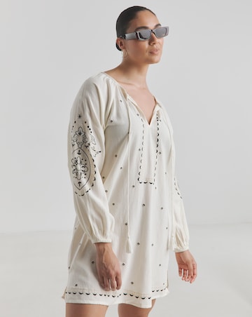 Figleaves Embroidered Beach Kaftan