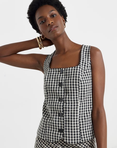Gingham Waistcoat