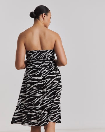 Value Shirred Mini Beach Dress