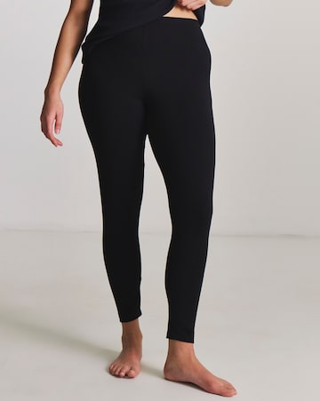 Pretty Secrets (2 Pack) Thermal Leggings Black