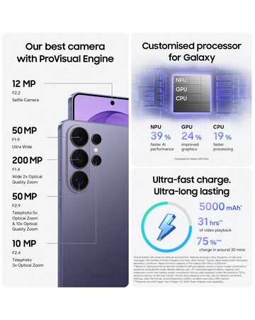 Samsung Galaxy S26 Ultra 512GB - Cobalt Violet