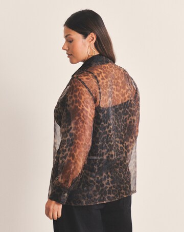 Leopard Organza Shirt