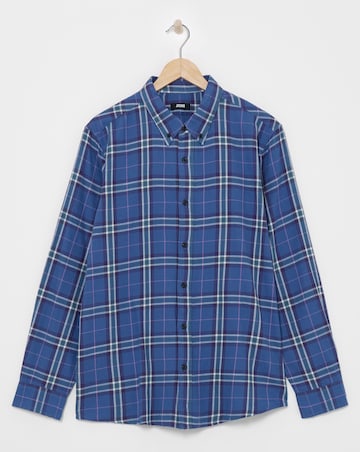 Long Sleeve Button Down Check Shirt