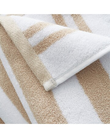 Bianca Reversible Stripe Jacquard Towels