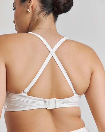Fantasie Beach Waves Bandeau Bikini Top Linen