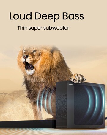 Hisense HS2100 2.1ch 240W Soundbar with DTS Virtual X and Wireless Subwoofer